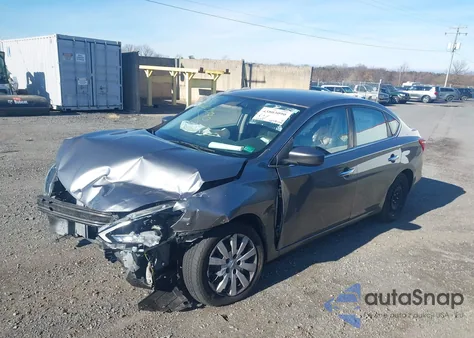 2016 Nissan Sentra S z USA, uszkodzony, nr VIN 3N1AB7AP0GY327391
